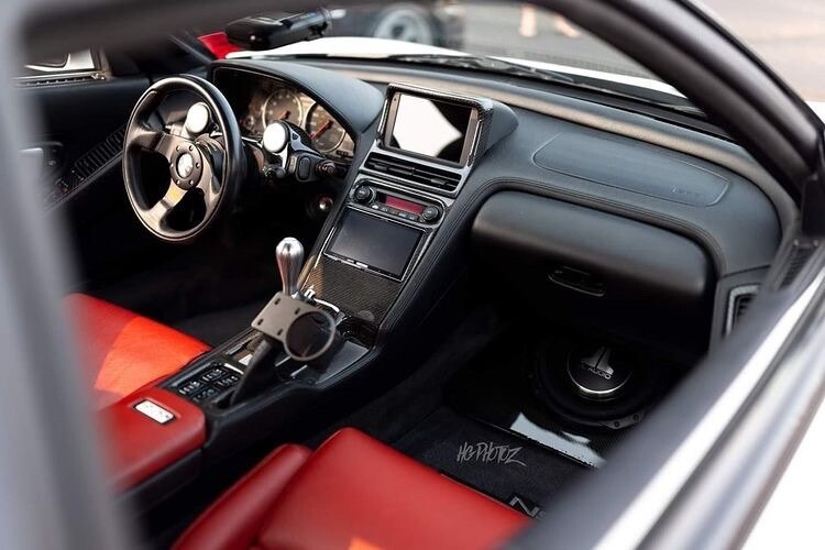 Honda Acura NSX Bespoke LHD Double DIN radio dash panel Gloss Carbon Fiber