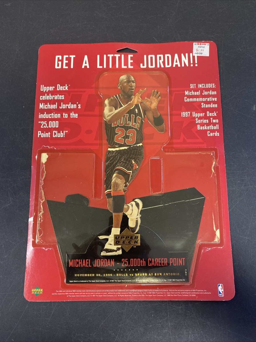 1996-97 Upper Deck II NBA Basketball Michael Jordan Standee ONLY