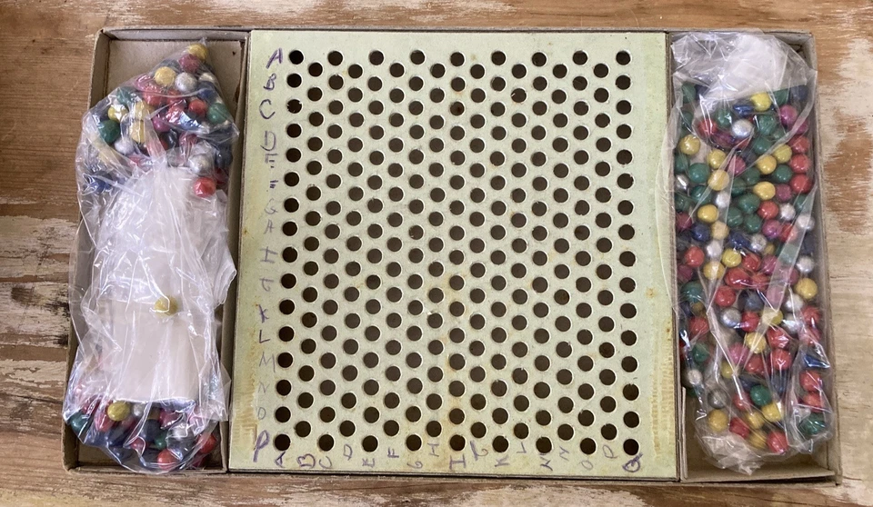 Vintage children's art activity game Transogram Mosaic bead pictures 1936 - Image 4 of 4