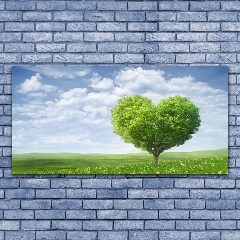 Tableau impression 140x70 nature arbre pour masquer un mur vide