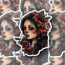 Laminated decal/sticker--UV  Water resistant for in/outdoor use