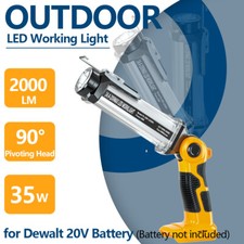Torch LED Work Light Flashlight Compatible with Dewalt XR 18V 20V Li-ion Battery