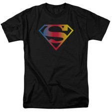 SUPERMAN GRADIENT SUPERMAN LOGO Licensed Adult Men's Graphic Tee Shirt SM-6XL