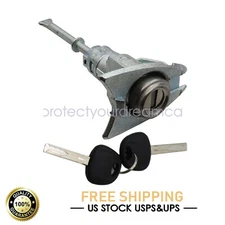 Left Driver Side Door Lock Cylinder with 2 Keys For 2009-2014 Sonata 81970-3SA00