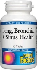 Natural Factors Lung, Bronchial & Sinus Health 45 tablets