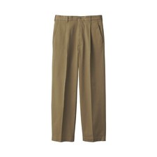  ASK availability first MUJI Stretch Chino Tuck Wide Pants new