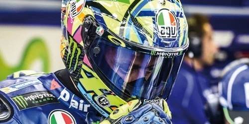 Scale Model 1:8 Helmet Moto GP Valentino Rossi Minichamps Nieto Hayden 2017 - Image 4 of 4