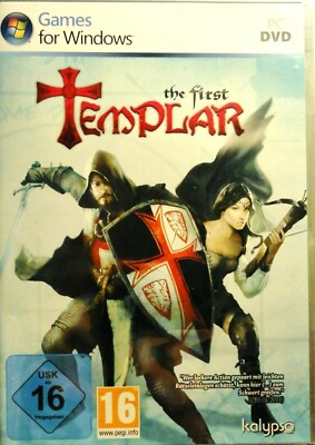 PC-Spiel - THE FIRST TEMPLAR  - GAME - Windows / mit Booklett - TOP-ZUSTAND