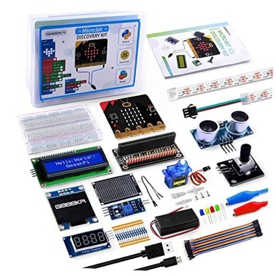  Basic Starter Kit for BBC Micro:bit (V2 Included), Blocks and Python Code, 