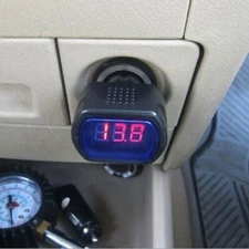 Car electric battery voltage monitor meter 12v plug in boat LED  USA Seller