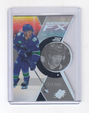 23/24 UD SPX Vancouver Canucks Akito Hirose Radiance FX RC #RFX-74 Ltd #/949