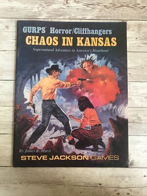 GURPS Chaos in Kansas   Horror Cliffhangers SJ Games RPG