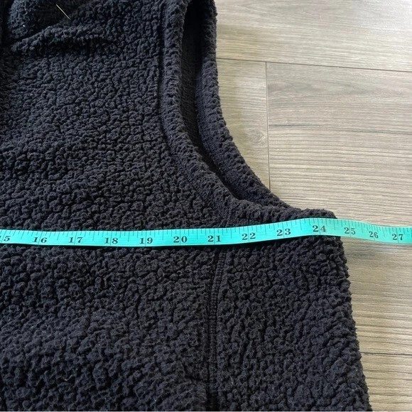 Life is Good Womens Sherpa Vest Black Colorful Hem Size XXL — 第 4/4 张图片