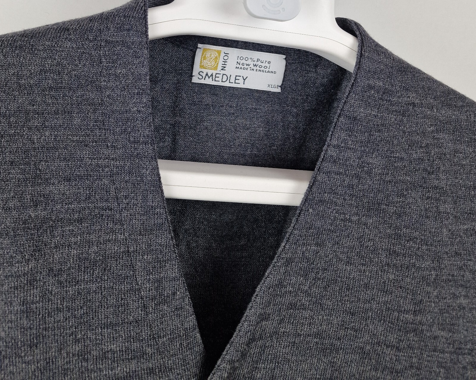 JOHN SMEDLEY PURE NEW WOOL CARDIGAN KNIT 定番の冬ギフト www