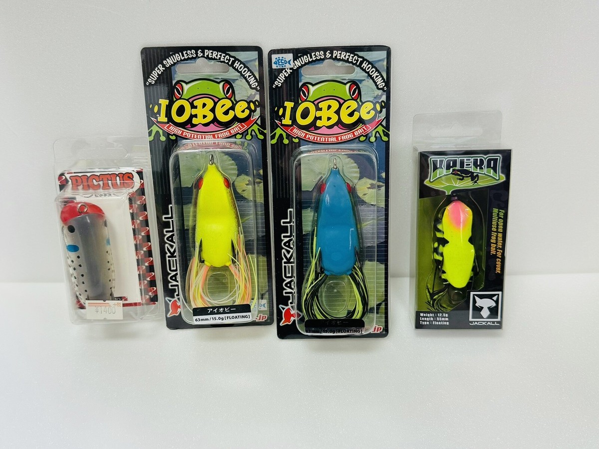 JACKALL Iobee BC Clear Citrus，Chart Back Dazzler Kaela Pictus set 