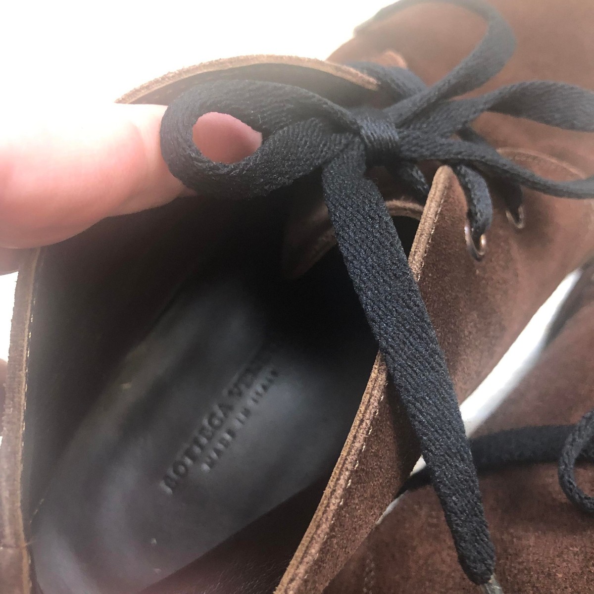 Bottega Veneta suede chukka boots BROWN *As-is sz 40 (US 