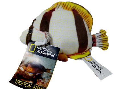 PESCE FARFALLA DI MARLEY PELUCHE LELLY 21 CM NATIONAL GEOGRAPHIC