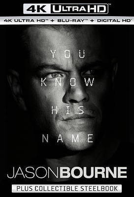 Jason Bourne (DVD, Includes Digital Copy 4K Ultra HD Blu-ray/Blu-ray SteelBook)
