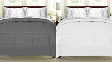 Sweet Home Collection Bed-In-Bag Comforter & Marble Print Sheet Set