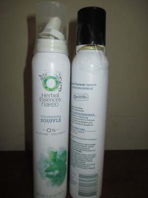 Broken cover * 2x Herbal Essences Naked Volumizing Souffle 6.8 oz