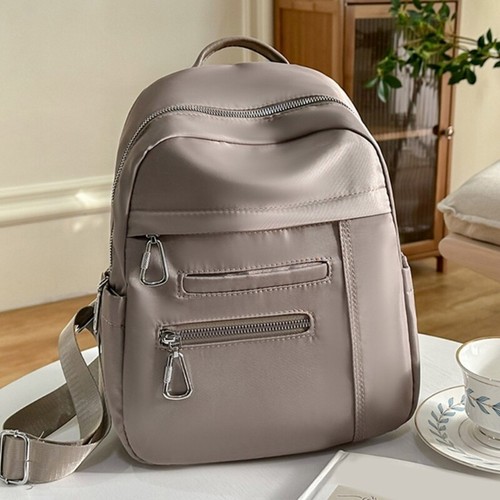 Nylon Travel Backpack for Women Large Capacity Backpack College School Bookbags - Picture 3 of 12