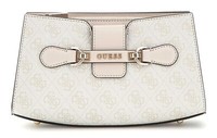 Guess Nolana Crossbody Top Zip UmhäNgetasche Tasche Dove Logo Creme