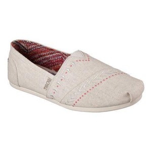 skechers beige slip on