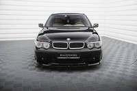 Cup Front Ansatz FüR Bmw 7 E65 Schwarz Spoilerlippe Spoiler Schwert