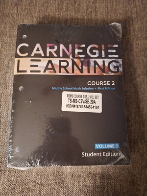CARNEGIE LEARNING Student Edition Course 2 Middle School Math Solution ...