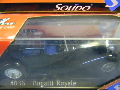 La Bugatti Royale type 41 noire en miniature de Solido Âge d