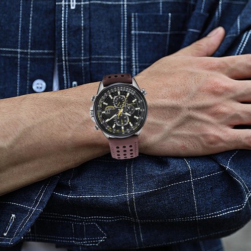 CITI-ZEN Blue Angels Men's Watch Men's Fashion Belt Quart-z Watch wristwatch - Picture 7 of 20