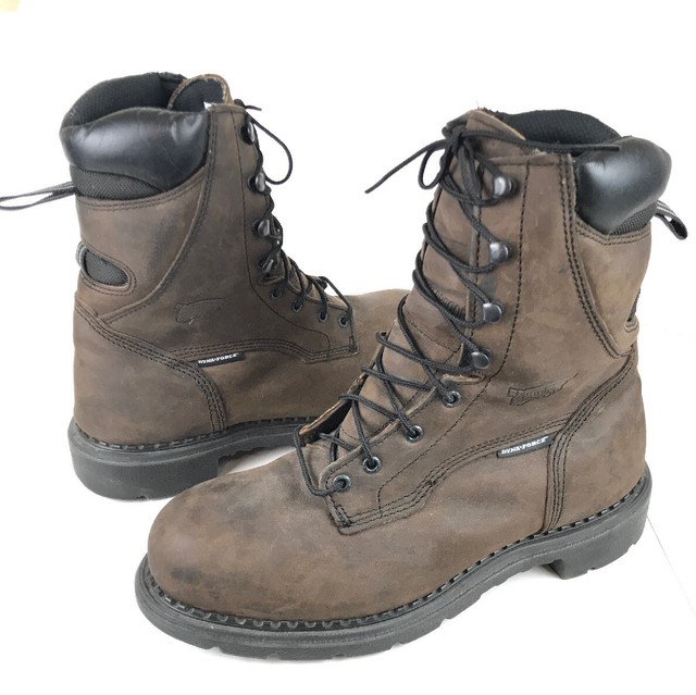 red wing boots black steel toe