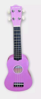 HUAWIND Soprano Ukulele 21 Inch for Beginners Hawaiian Four String