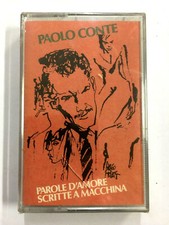 PAOLO CONTE - PAROLE D'AMORE SCRITTE A MACCHINA MC MUSICASSETTA NUOVA SIGILLATA 