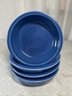 Fiesta 7" Cereal Bowls Homer Laughlin USA Blue Set Of 4