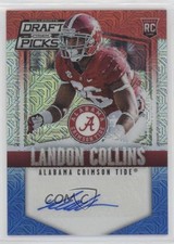 2015 Panini Prizm Collegiate Draft Picks /25 Landon Collins #129 Auto k0w