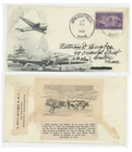 Mr Fancy Cancel WW II Patriotic 2 Aircraft + Labels '41 Cvr #206