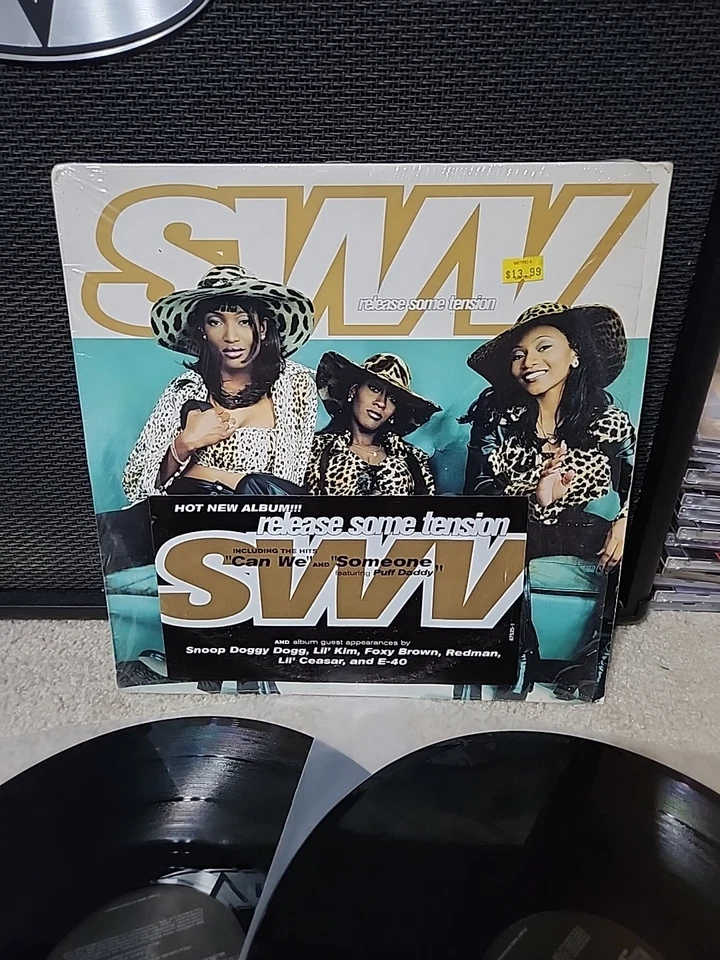 SWV Release Some Tension 2lp Vinyl 1997 1st Press Shrink/Hype VG+/VG+ Wax Foto 2 de 4