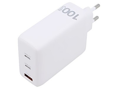 51826 power supply: pulse mains, plug, charger 5-20VDC 5A 100W white QOLTEC