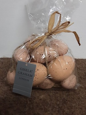 Osterbaum Natur gesprenkelte Eier Deko