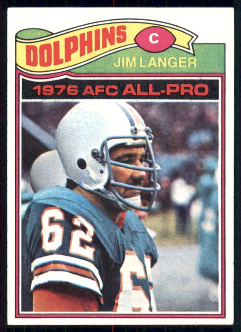 1977 Topps #390 Jim Langer