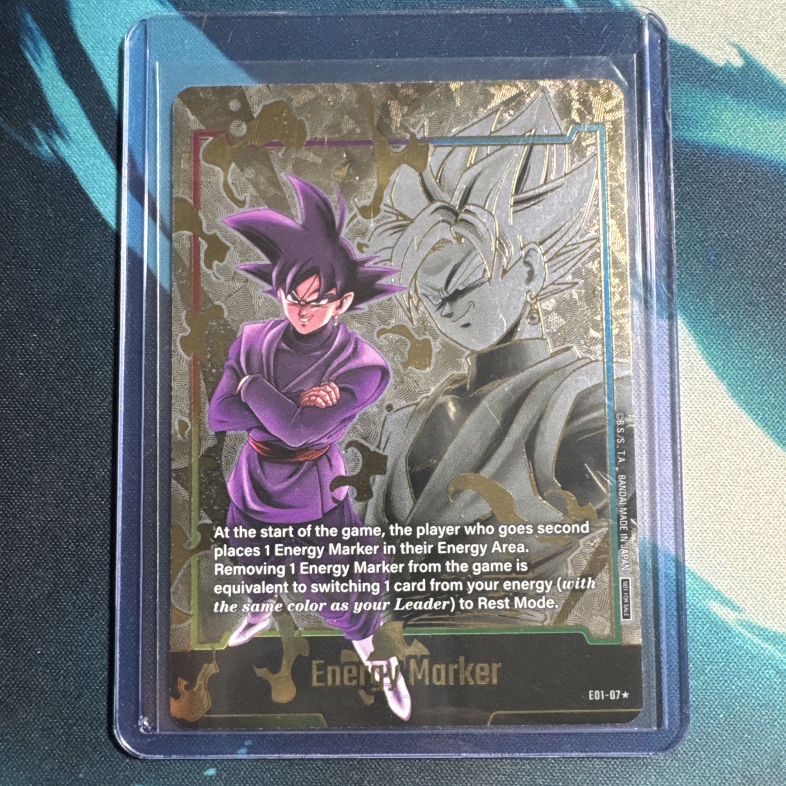 Gold Energy Marker E01-07 Goku Black Dragon Ball Super Fusion World