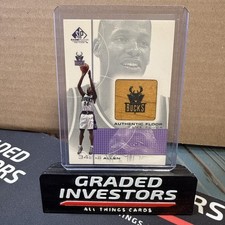 Ray Allen 2000-01 SP Game Floor Authentic #RA Milwaukee Bucks