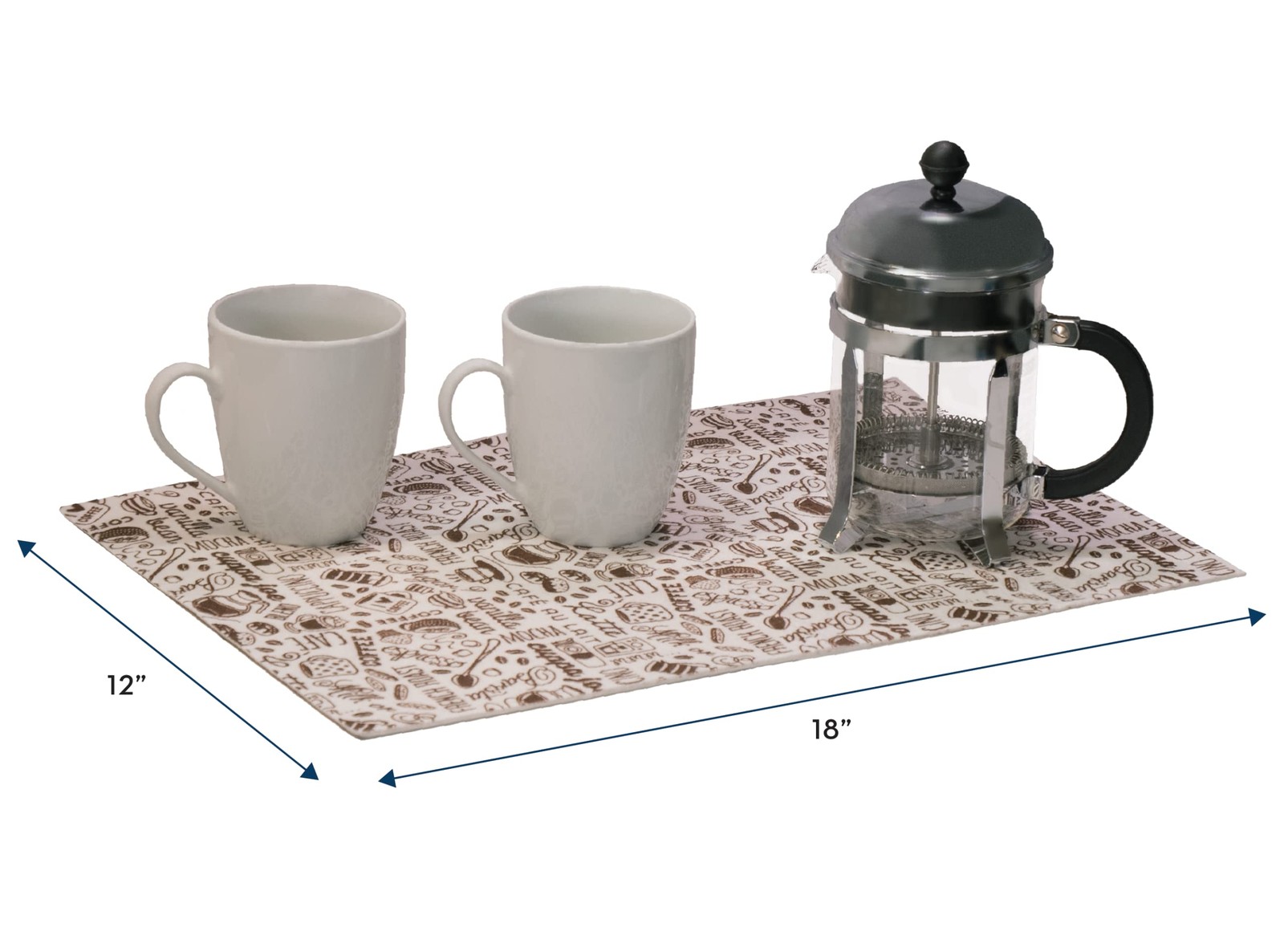 S&T INC. Coffee Mat, Absorbent Bar Mat for Coffee Maker and Espresso Machine,...