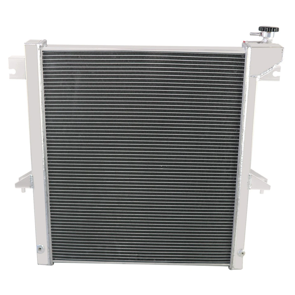 Radiador de aluminio de 3 filas para 08-12 Mitsubishi L200 2,4 L gasolina / 2,5 L diésel MT Foto 3 de 4