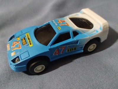 1991 Soma Pull N' Go Action,  1:64 scale, Blue-White Lamborghini Exotic Car, #47