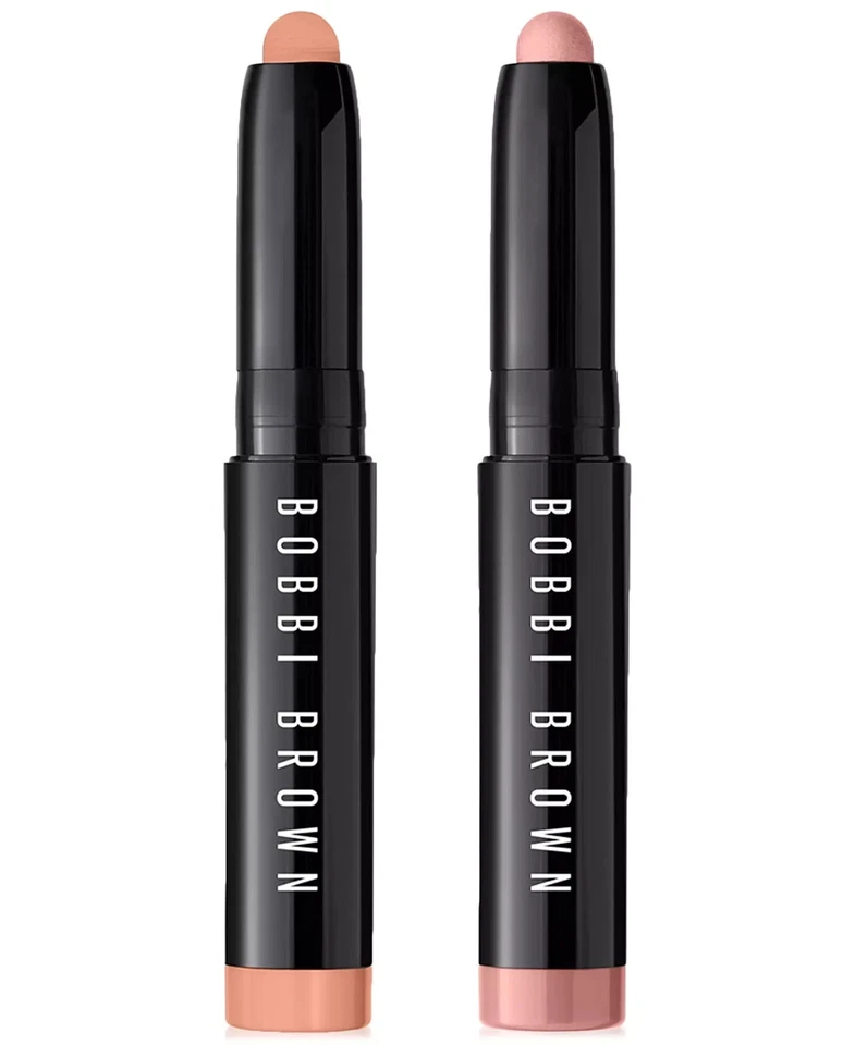 Mini palo de sombra Bobbi marrón dúo de larga duración rosa antigua/tostada tamaño de viaje Foto 2 de 4