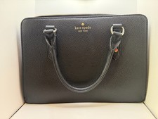 Kate Spade Darcy Leather Satchel Shoulder Bag - Black/Gold