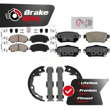 Front Rear Ceramic Disc Brake Pads Kit For 2019-2022 Nissan Rogue Sport