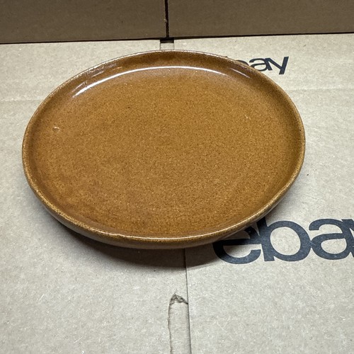 VTG BYBEE POTTERY KENTUCKY HAND MADE 6” PLATE. Brown. Used. - Picture 2 of 6